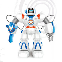 New Products Beauty to 2839 Intelligent Robots Space Mechanical Warring Police Intelligent Remote Control Robotics