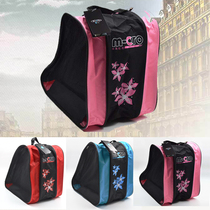 Wheel Skating Shoes Skate Pulley Shoes Thickened breathable three-layer Package Red Blue Pink