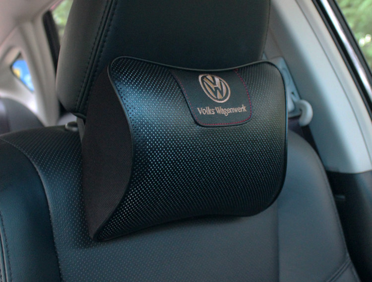 大众朗逸汽车头枕护颈枕头记忆棉途观帕萨特速腾迈腾宝来真皮靠枕