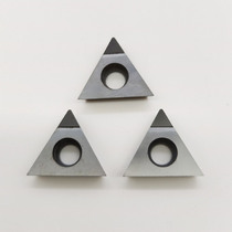 Diamond car blade PCD Aluminum Copper Triangle CNC tool super bright gold stone blade TNMG160404CBN