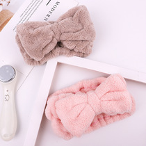 Pop Beam Hair with butterfly knot hair head with pineapple gwash face hair with beauty hair stirrup Coral Fleece