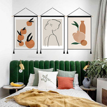 Art tapestry Nordic style partition room living room hanging cloth background painting fabric bedside background wall hanging cloth