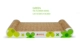 Tian Tian Cat Sun Flower Tôn Cat Scratch Board Cat Grinding Claw Cat Toy Cat Scratching Bed Cat Nip Cat Sản phẩm dành cho thú cưng - Mèo / Chó Đồ chơi