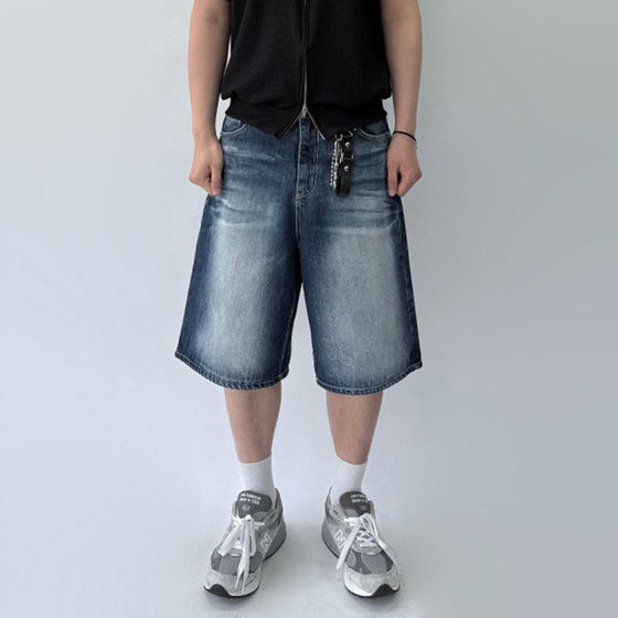 ANAN Korea Dongdaemun Purchase Loose Straight Casual Summer Men's Bermuda Embossed Washed Denim Shorts
ANAN Korea Dongdaemun Purchase Loose Straight Casual Summer Men's Bermuda Embossed Washed Denim Shorts