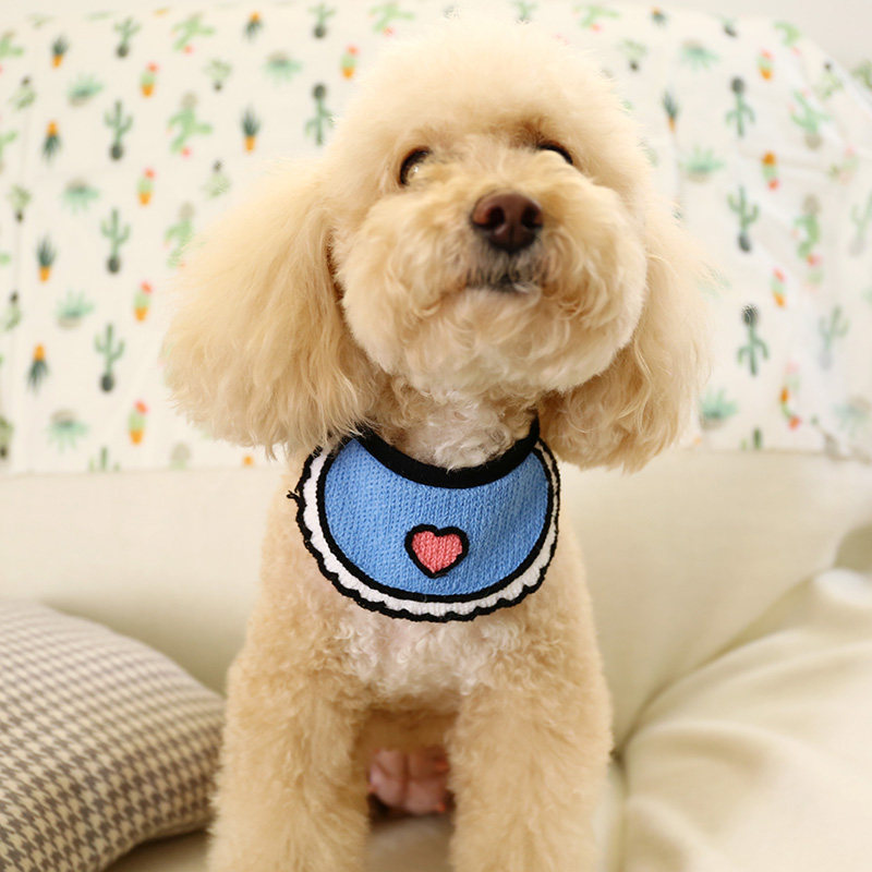 调节泰迪可围嘴可爱可爱宠物猫咪巾狗狗比熊约克夏口水超围脖围嘴