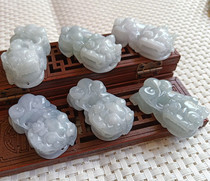 Emerald Leopard Pendant Pure Burmese Original Stone Imported Hand Carved Artwork