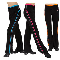 Square dance dance pants spring and autumn practice pants thick trousers women dance space Latin bodybuilding pants Luo Ma pants