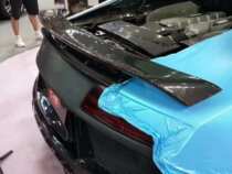 OZeit r8 Carbon fiber open pore Single pore machine cover Audi r8 Carbon fiber tail r8 Double carbon fiber tail
