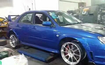 Fuji Subaru Impreza eight generations nine generations 8 s 9 s surrounded by small wide-body PU material