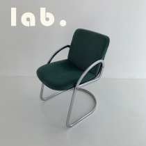 Lab home Italy imported middle-aged furniture master design Classic dining chair Chrome line living room dining room chair