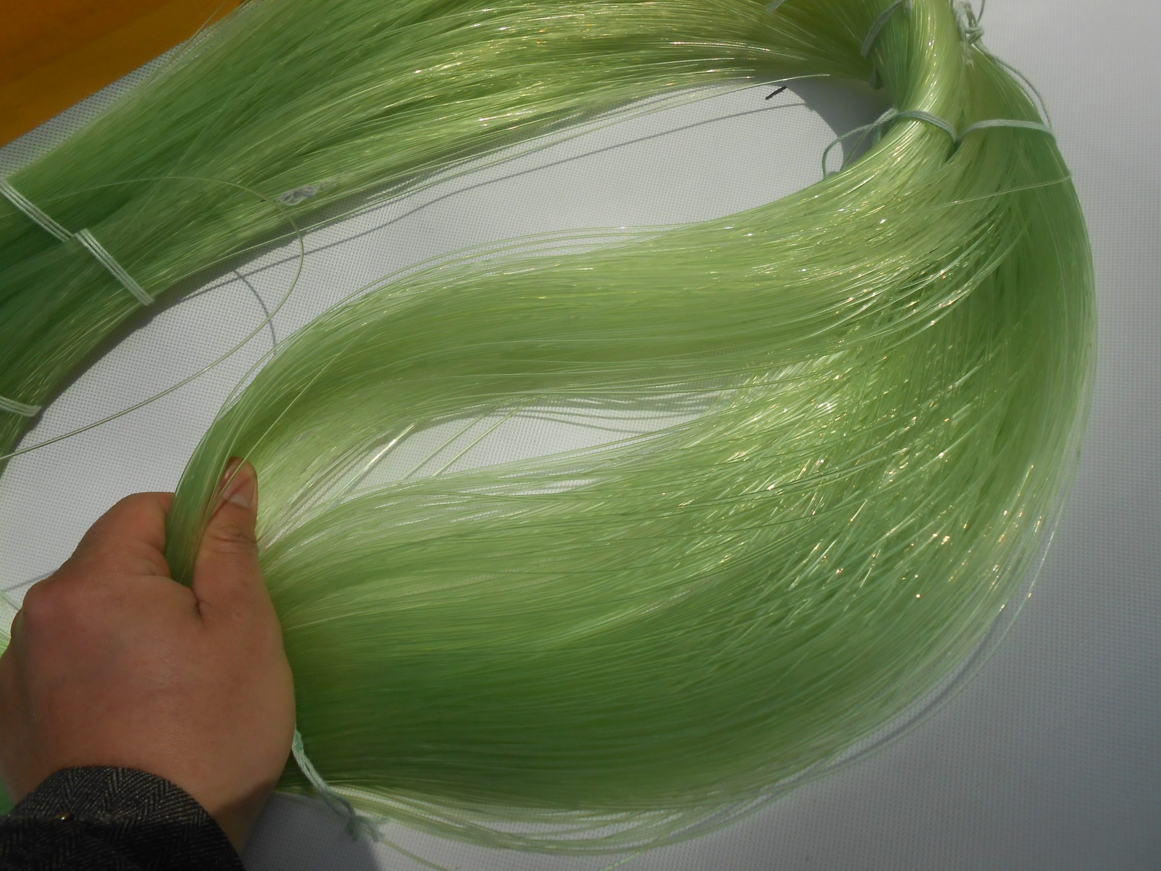 5-1.6mm霫绿色透明优质尼龙鱼线渔线50米进口原丝