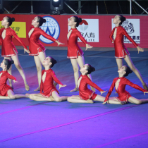 Customized 18 new cheerleading competition clothing aerobics clothing performance clothing Adult student lesbian gymnastics clothing female