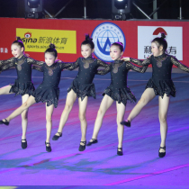 Custom-made La la gymnastics competition clothing cheerleading clothing 18 new aerobics clothing female and male cheerleading performance clothing