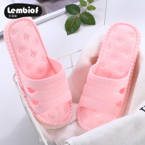 Lotte Skin New Slippers Girls Cute Room Home Bathroom Bath Non-slip Home Shoes Summer Cool Slippers Male