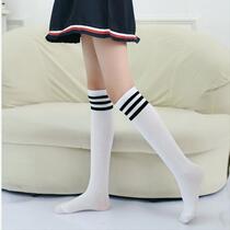 Han Edition Boy Long Socks Pure Cotton Elementary School Raw Kid Girl Money Trends Spring Summer Thin Children White Streets Cute