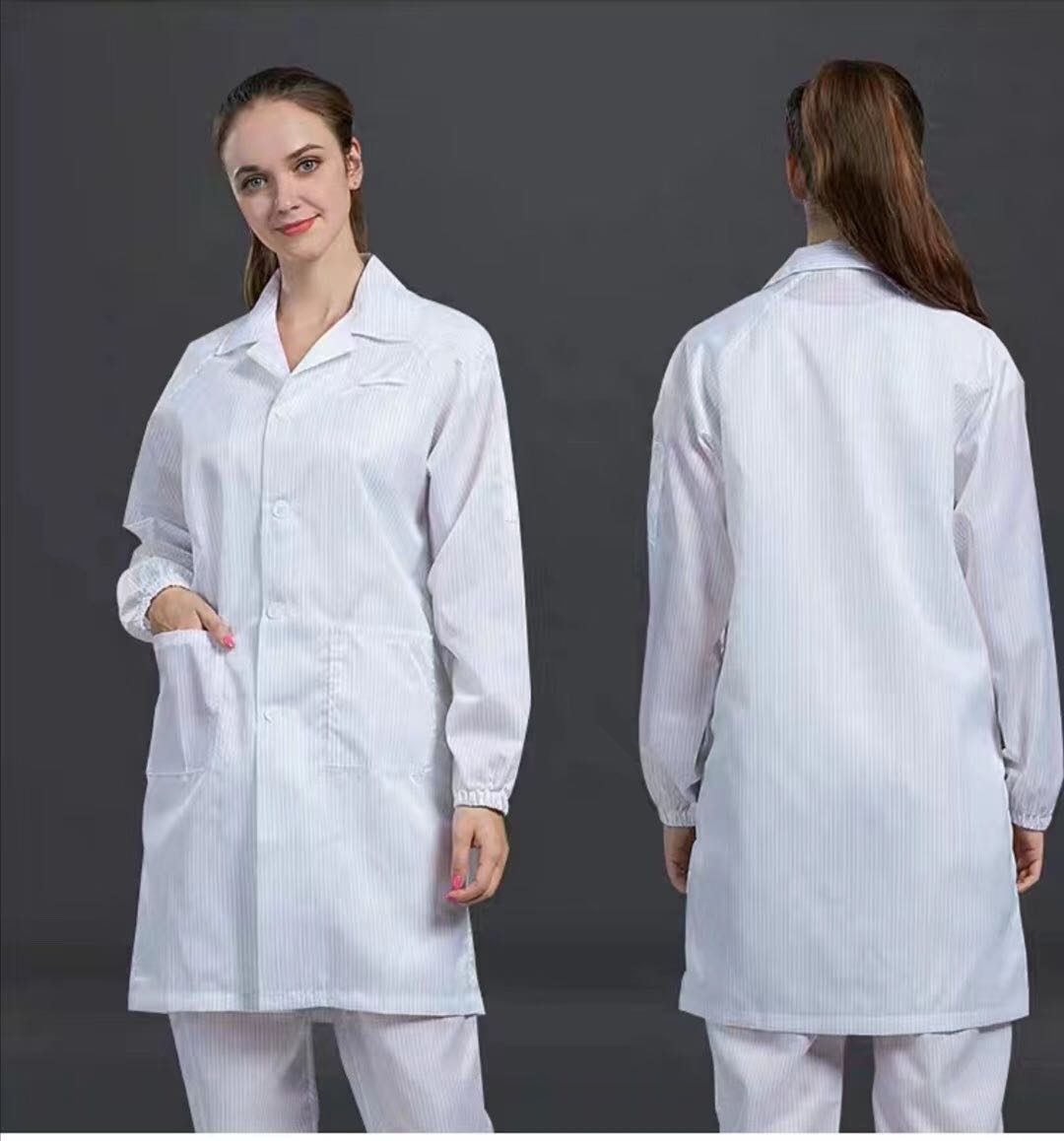 Anti-static white coat