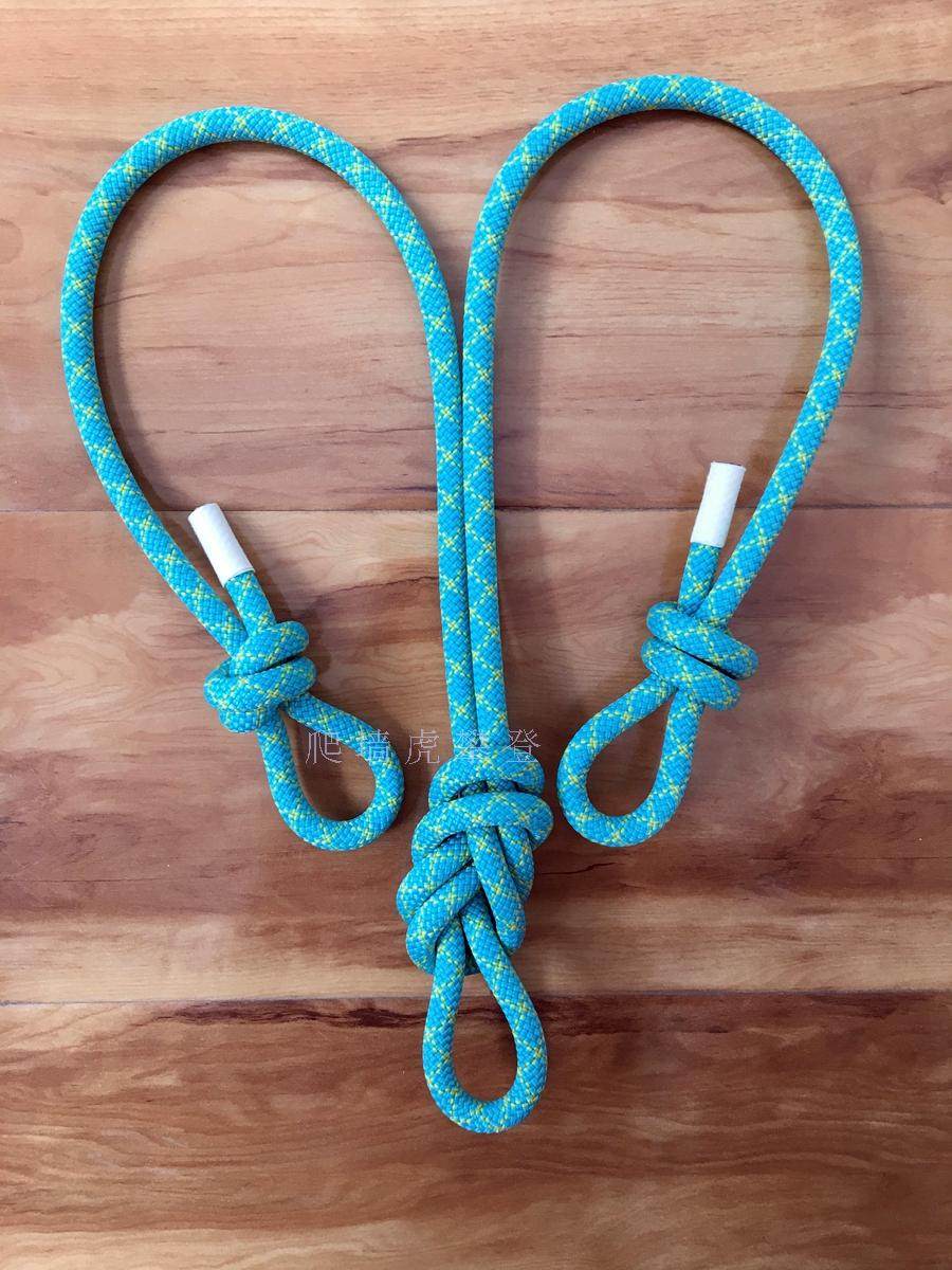 德国edelrid 救援牛尾 绳登山绳攀岩动力绳动力挽索8.9可加主锁