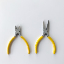 Hand pointed nose pliers Oblique mouth pliers Hand DIY tools Shear flower rod wire bending hook Paper art filigree mesh material