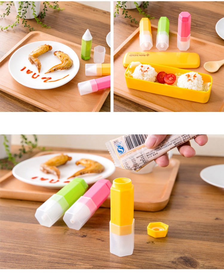 彩色果酱奶油裱花笔 做蛋糕烘培工具 diy烘焙巧克力装饰写字笔_7折