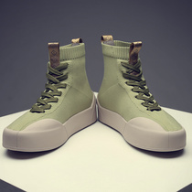 Socks shoes mens Tide High mens shoes summer trendy shoes Tide brand shoes Korean version of thick bottom cake shoes Joker high Board Shoes