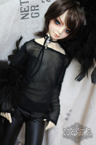 4 points 3 points 17 Great uncles BJD SD DD Sexy fine holes Black Perspectives with bottom blouses ~ 100 hitch