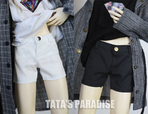 1 4 points 3 points uncle BJD Daily baby clothes pants Street casual black white refreshing hot pants shorts