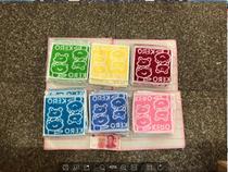 Kindergarten childrens small towel square towel cotton saliva towel wipe hand cartoon towel 20X20CM