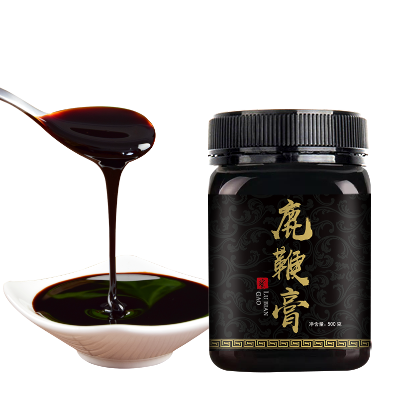 鹿鞭膏男性滋补长白山正品梅花鹿鞭膏纯度鹿茸鹿鞭丸 500克_真心省