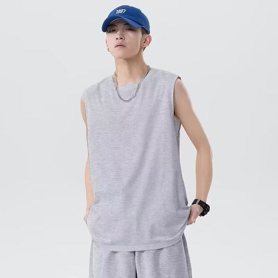 Summer Korean version trend simple solid color breathable and versatile sweat-absorbing vest sports fitness sleeveless T-shirt for boys sweat shirt
Summer Korean version trend simple solid color breathable and versatile sweat-absorbing vest sports fitness sleeveless T-shirt for boys sweat shirt