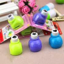 Korean creative stationery childrens handmade DIY toys cute flower machine trumpet embossing device student presser