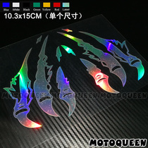 Eagle Claw Head Electric Motorcycle Car Trim Rear Glass Window Side Tailbox Body Head Reflective Sticker Applier