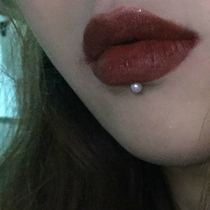 Imitation Pearl niche lip nail replacement nail hole Europe and America cute titanium steel nest nail personality earring nail piercing jewelry