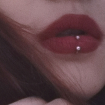 Lip replacement nail sterling silver s925 lip ring hole puncture jewelry hypoallergenic European and American nose ring perforation niche personality