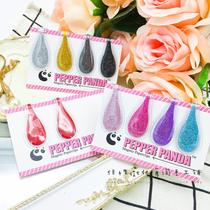 Spot discount The same Pepper Panda hand-made super magnetic hand book bookmark glitter bookmark set