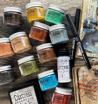 Tim Holtz United States Import Floating Water Pen Inprint Clay Replenishing Liquid convex powder companion Ranger