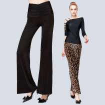 LAN Kwai FONG HIGH WAIST LATIN DANCE DANCE PANTS PANTS FEMALE ADULT PRACTICE SQUARE GHOST DANCE BAO WEN MODERN BALLROOM DANCE