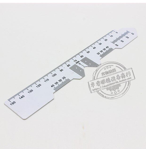 眼镜设备配件 眼镜瞳距测量尺 瞳距测量尺 瞳距尺 软尺 品质保证_双氙