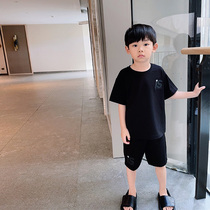 Bobo Pig Children Clothing Children Loaded Boy Summer Clothing Suit New Handsome Short Sleeve Shorts Casual Clothes Two-piece Set