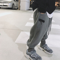 Bobo pig childrens clothing childrens spring and autumn clothes New pants in big childrens sports pants boys foreign style leisure trousers tide