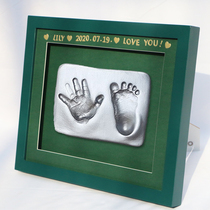 2021 new baby hand and foot ink pad souvenir homemade newborn baby Full Moon one hundred days old gift