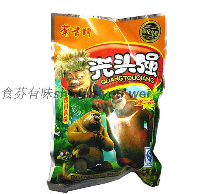 辣条零食小吃好吃的光头强麻辣小零食吃货美食休闲小食品