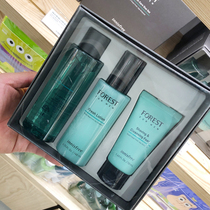 innisfree Yueshin Forest Mens Water Milk Facial Cleanser Three Piece Set Refreshing Korean counter