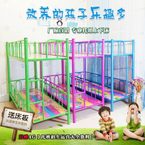 Kindergarten lunch bed Primary School students lunch break dormitory bed nursery class nap bed double height iron frame bed