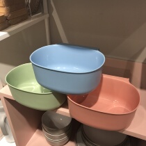 SwanLace space-saving kitchen door back hanging candy color PP material trash can storage basket