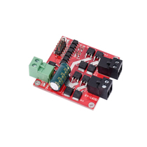 DC motor drive module chip positive reversal pwm throttle control board l298n motor drive 7A 160W