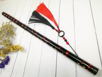 Musical instrument section bitter bamboo flute surrounding ghost flute ancient wind black flute without envy Chen love flute professional flute