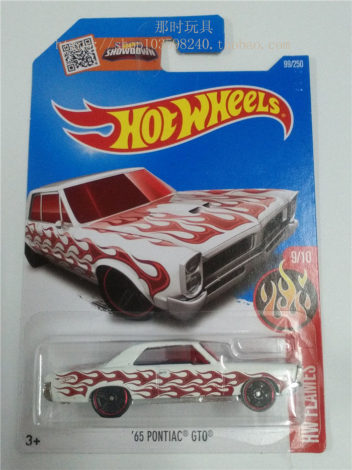 hot wheels美泰风火轮火辣小跑车 庞蒂克模型65 pontiac gto 6h