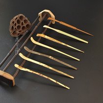 Tea dial Bamboo tea pick Tea spoon Tea spoon through the spout Tea needle Handmade tea cone Tea accessories Tea Ceremony Six gentlemen