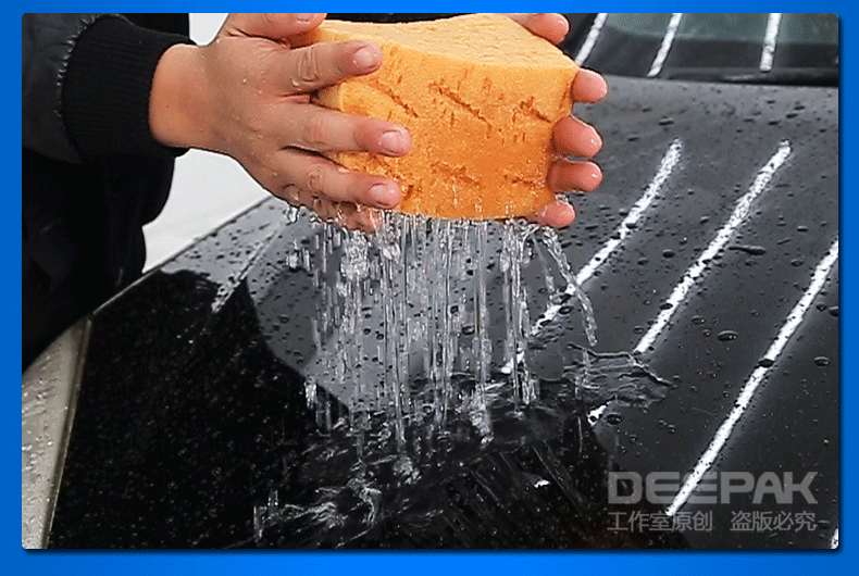 洗车海绵块吸水棉汽车特大号大块擦车强力去污蜂窝高密度专用工具