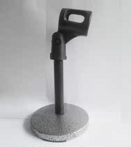 Handheld microphone dedicated tabletop frame Cast iron disc stand Microphone stand